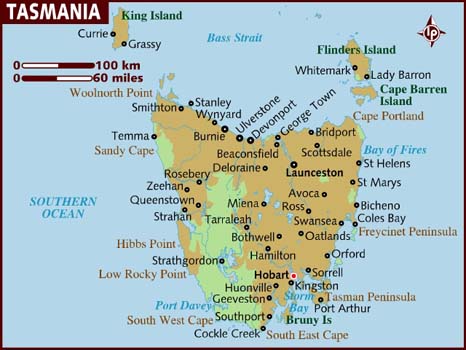 map_of_tasmania